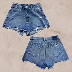Abercrombie Cut off mom style denim shorts BRAND NEW